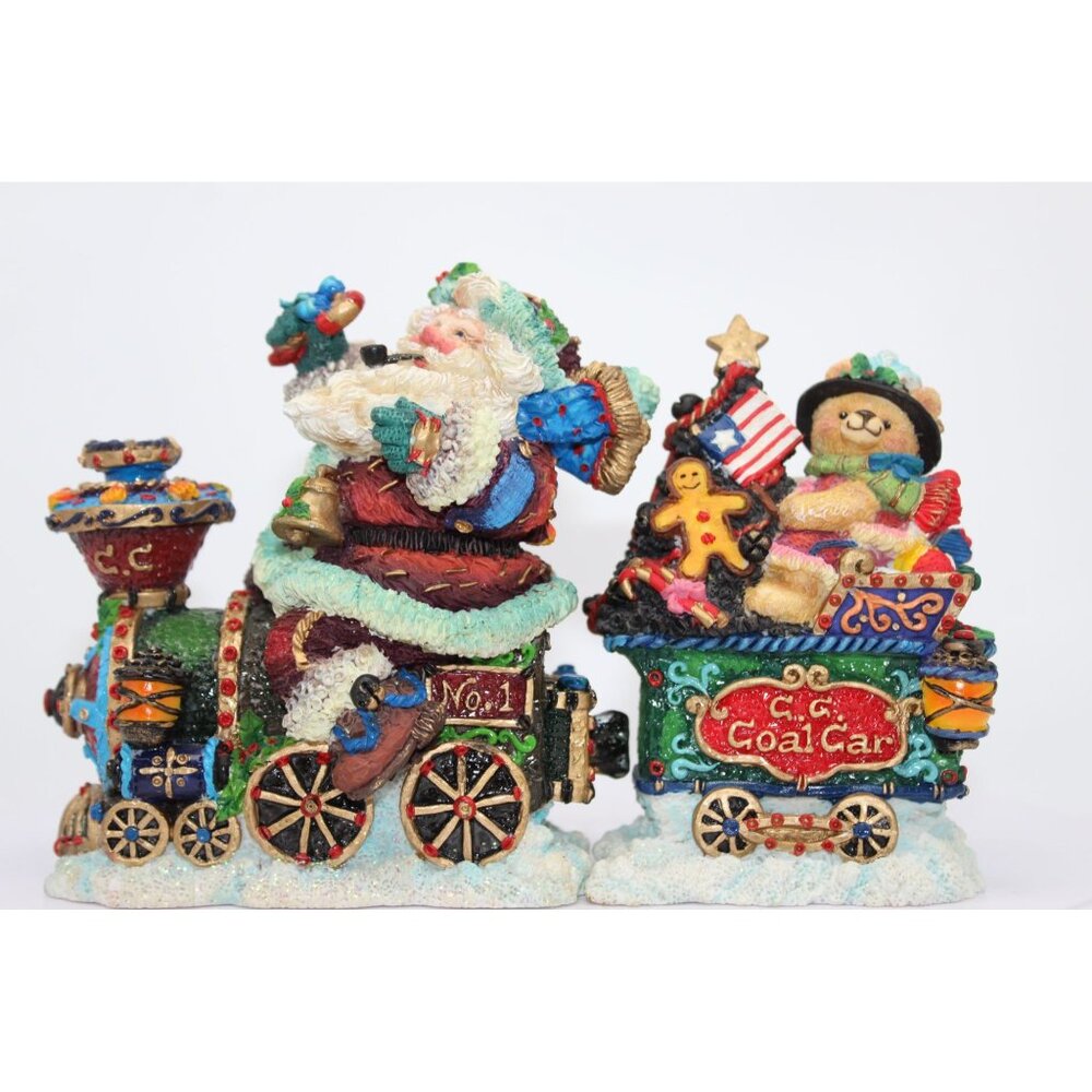 Crinkle Claus by Possible Dreams - Crinkle Locomotive & Coal Car